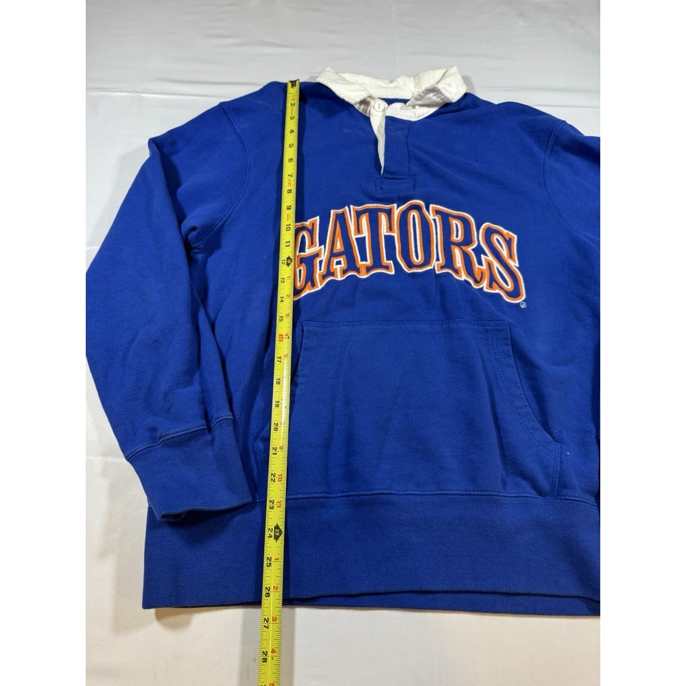 Tailgate Florida Gators Rugby Collar Hoodie Mens M Blue Sweatshirt‎ - Picture 3 of 4